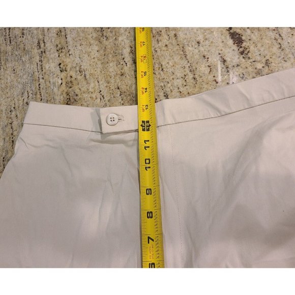 Vintage 1990s Briggs Ankle Comfort High Waist Mom Khaki Tan Women 12 Inseam 25" - Picture 9 of 12